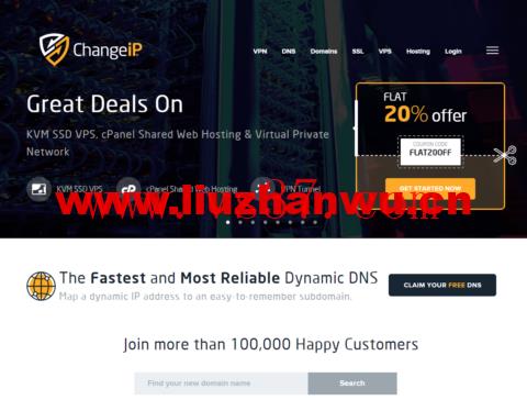 ChangeIP:美国和欧洲高防vps,1核/512MB/20GB SSD/500GB/流量/100Mbps带宽,$2.99/月起,支持windows