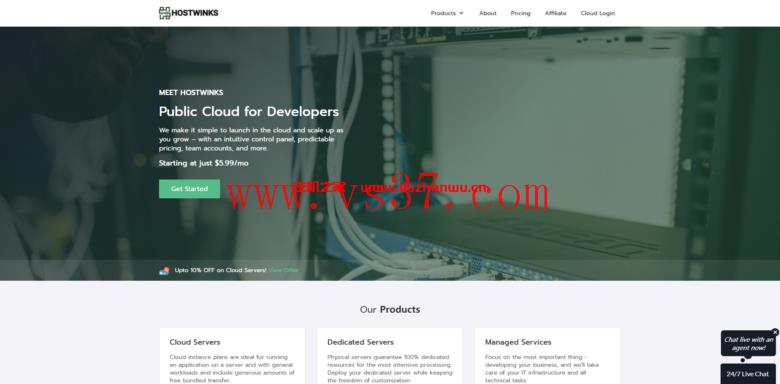 #黑五#hostwinks:印度vps云服务器5折优惠,月付$2.99起,印度独立服务器9折优惠,月付$36起