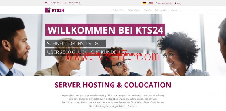 KTS24:€5/首年/1核/1GB内存/10GB SSD空间/不限流量/1Gbps端口/KVM/荷兰